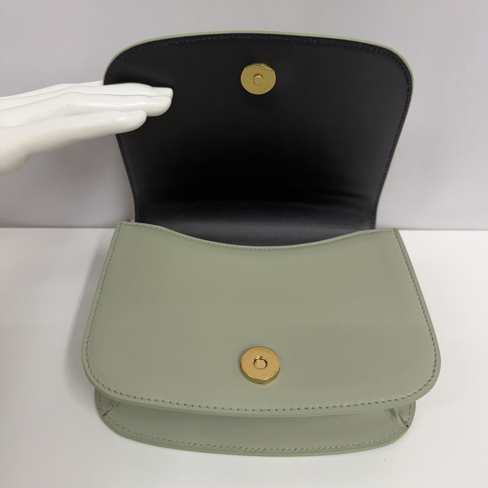 Jil Sander Leather Shouder Bag Seafoam Green NWT $1,590.00 Simple & Elegant - Picture 13 of 16